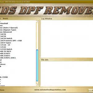 DPF EGR LAMBDA REMOVER  2017_05 VERSION PROGRAMS