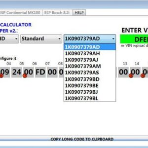 VAG ABS ESP LONG CODE CALCULATOR