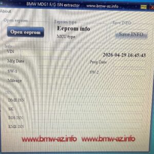 BMW MDG1 ISN MILEAGE DETECT