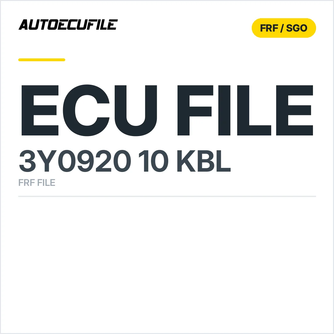 3Y0920 10 KBL 0010 FRF FILE (E)