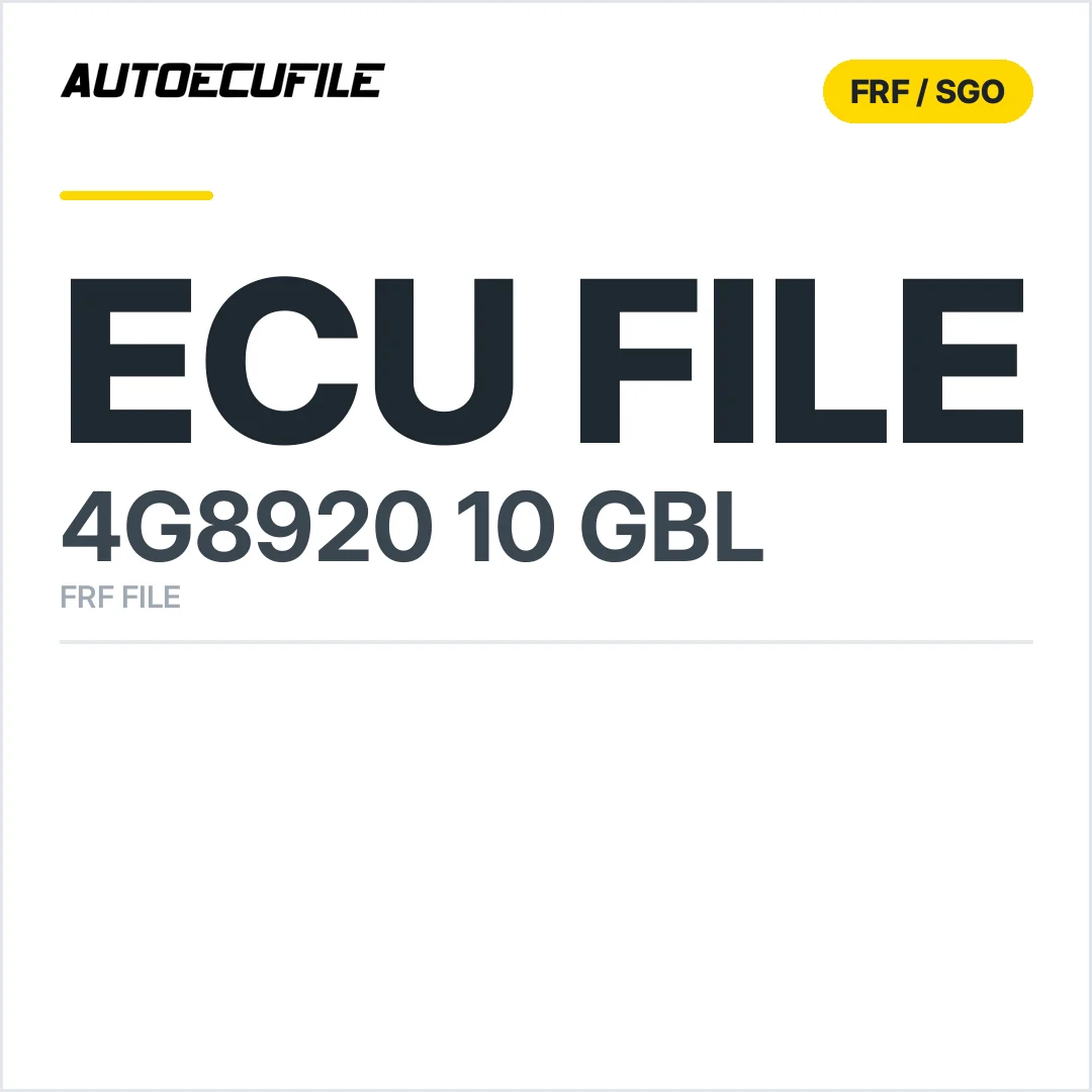 4G8920 10 GBL 0044 FRF FILE