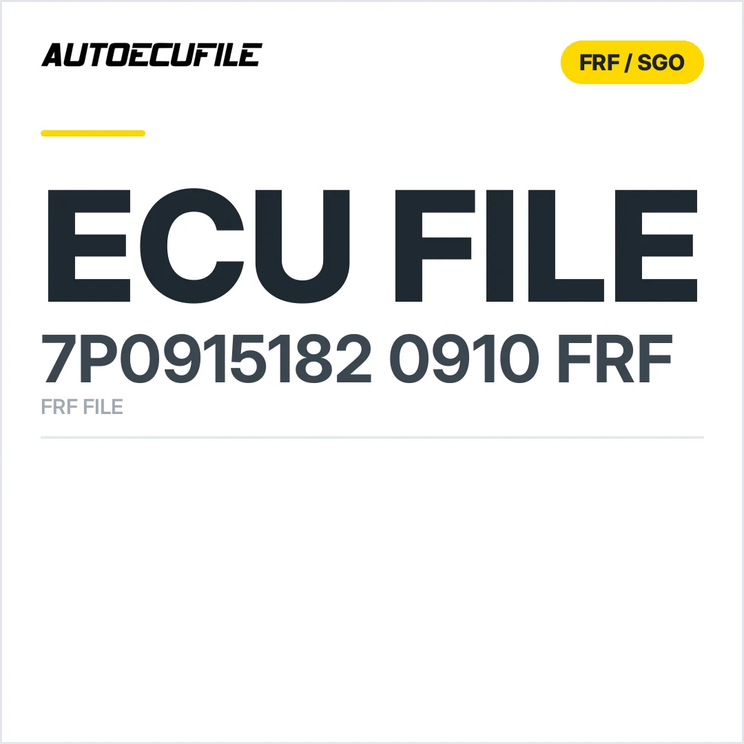 7P0915182 0910 FRF FILE (FORF500)