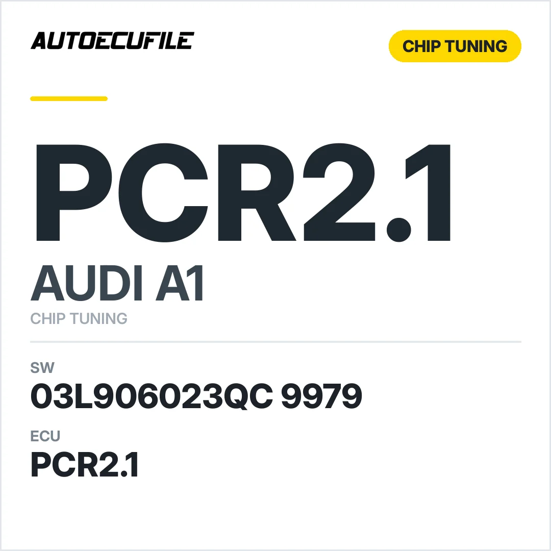 AUDI A1 PCR2.1 03L906023QC 9979 TUNED VMAX