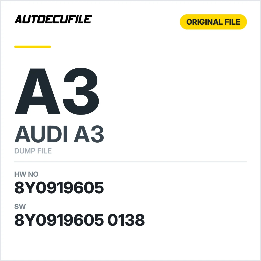 AUDI A3 MULTIFUNCTION DISPLAY MODULE 8Y0919605 8Y0919605 0138 DUMP