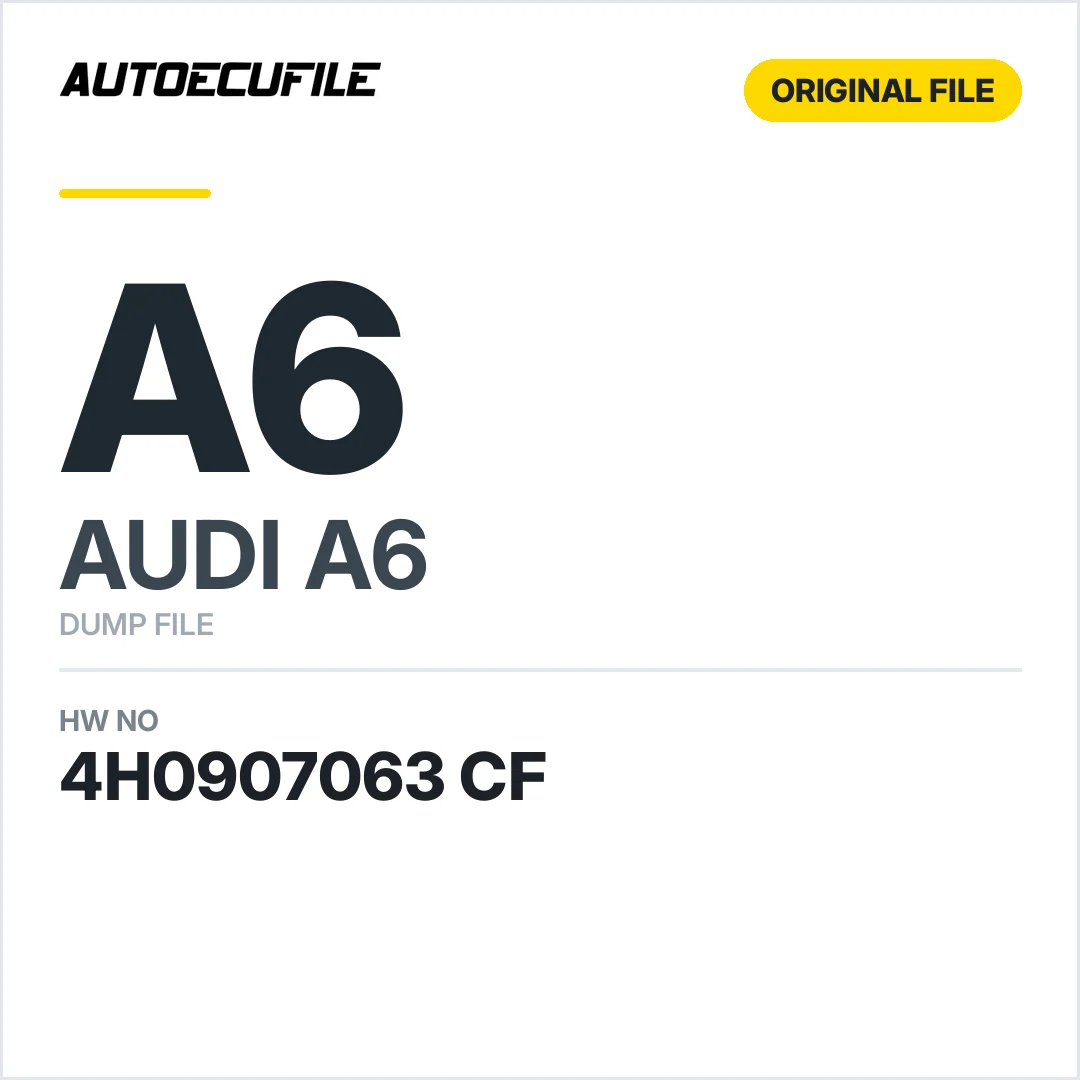 AUDI A6 BODY COMPUTER 4H0907063 CF DUMP