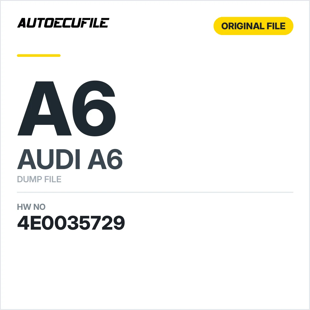 AUDI A6 MMI MODULE 4E0035729 4F0910731R DUMP