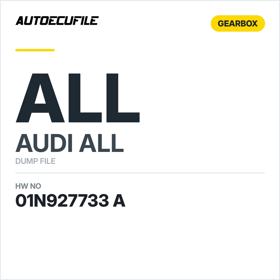 AUDI GEARBOX 01N927733 A DUMP