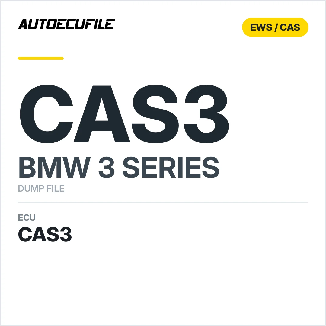 BMW 3 SERIES CAS3  ELV OFF DUMP