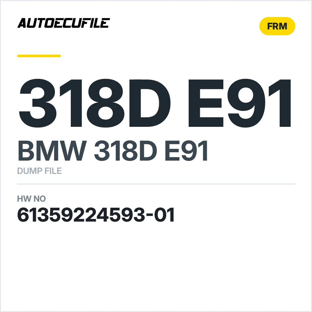 BMW 318D E91 FRM3 61359224593-01 DUMP
