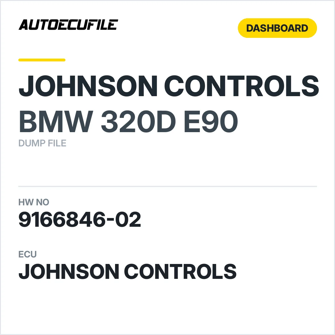 BMW 320D E90 DASHBOARD 9166846-02 DUMP