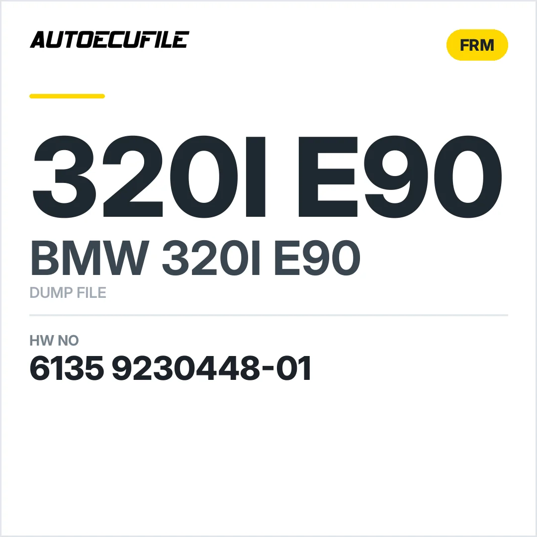 BMW 320I E90 FRM 6135 9230448-01 9230442 DUMP