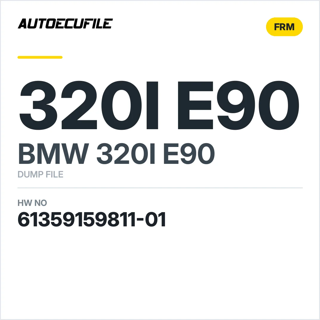 BMW 320I E90 FRM 61359159811-01 DUMP