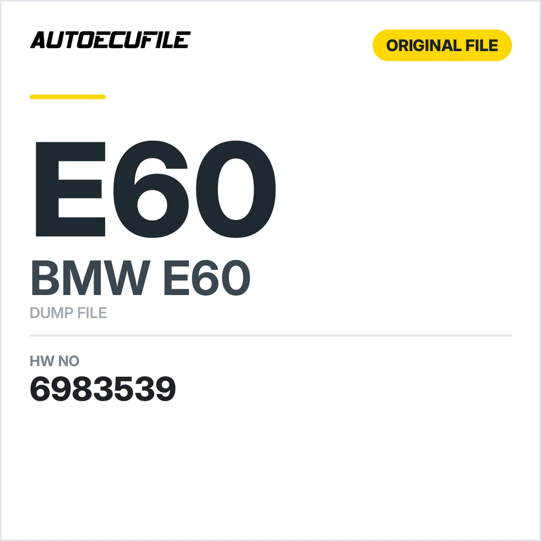 BMW E60 LM MODULE 6983539 DUMP