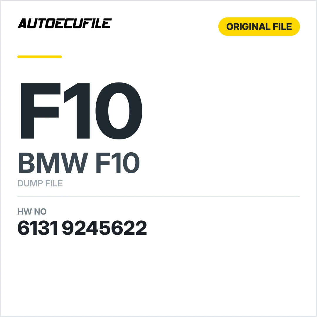 BMW F10 SZL 6131 9245622 DUMP