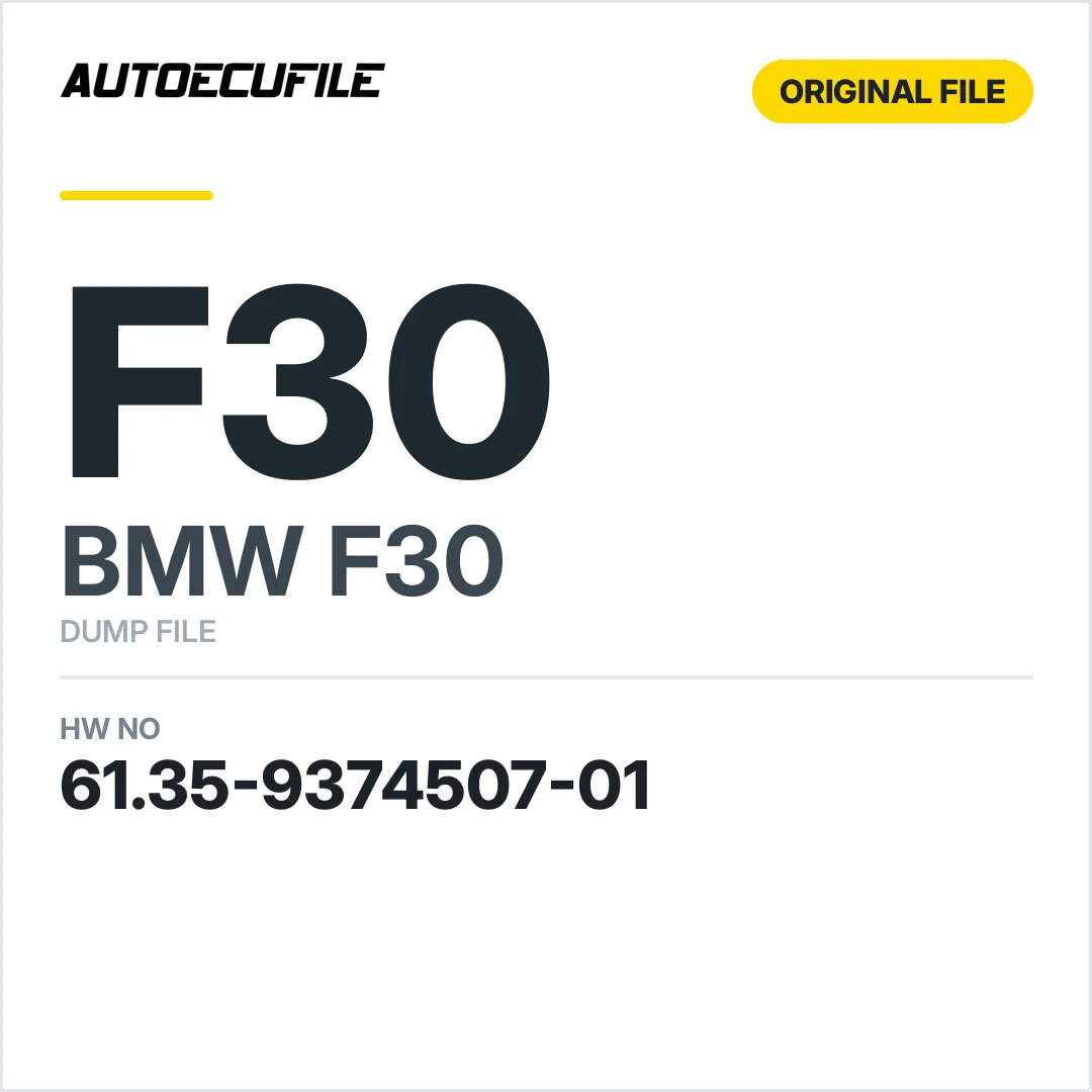 BMW F30 REM MODULE 61.35-9374507-01 V2 DUMP