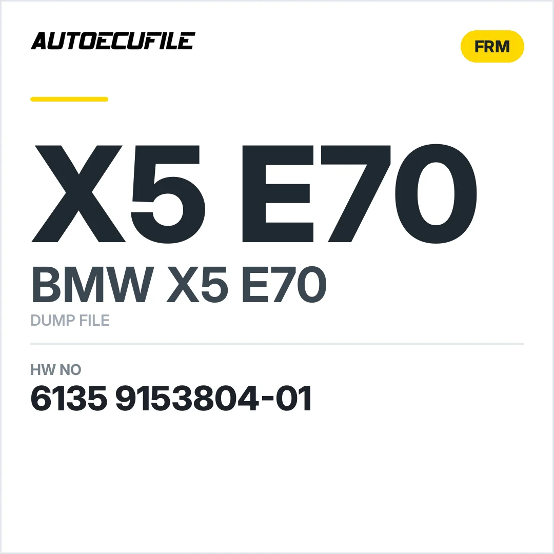 BMW X5 E70 FRM 6135 9153804-01 608377 11  DUMP