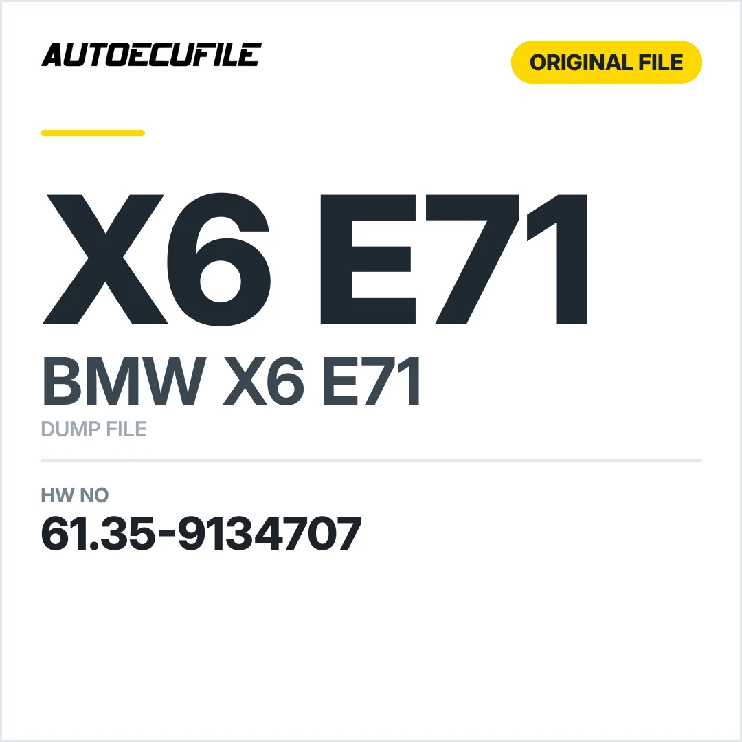 BMW X6 E71  PASSIVE GO STEUERGERAT 61.35-9134707 DUMP