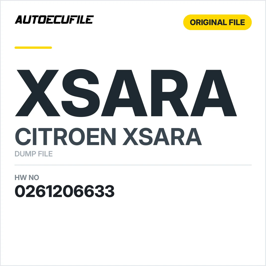CITROEN XSARA M7.4.4 0261206633 DUMP