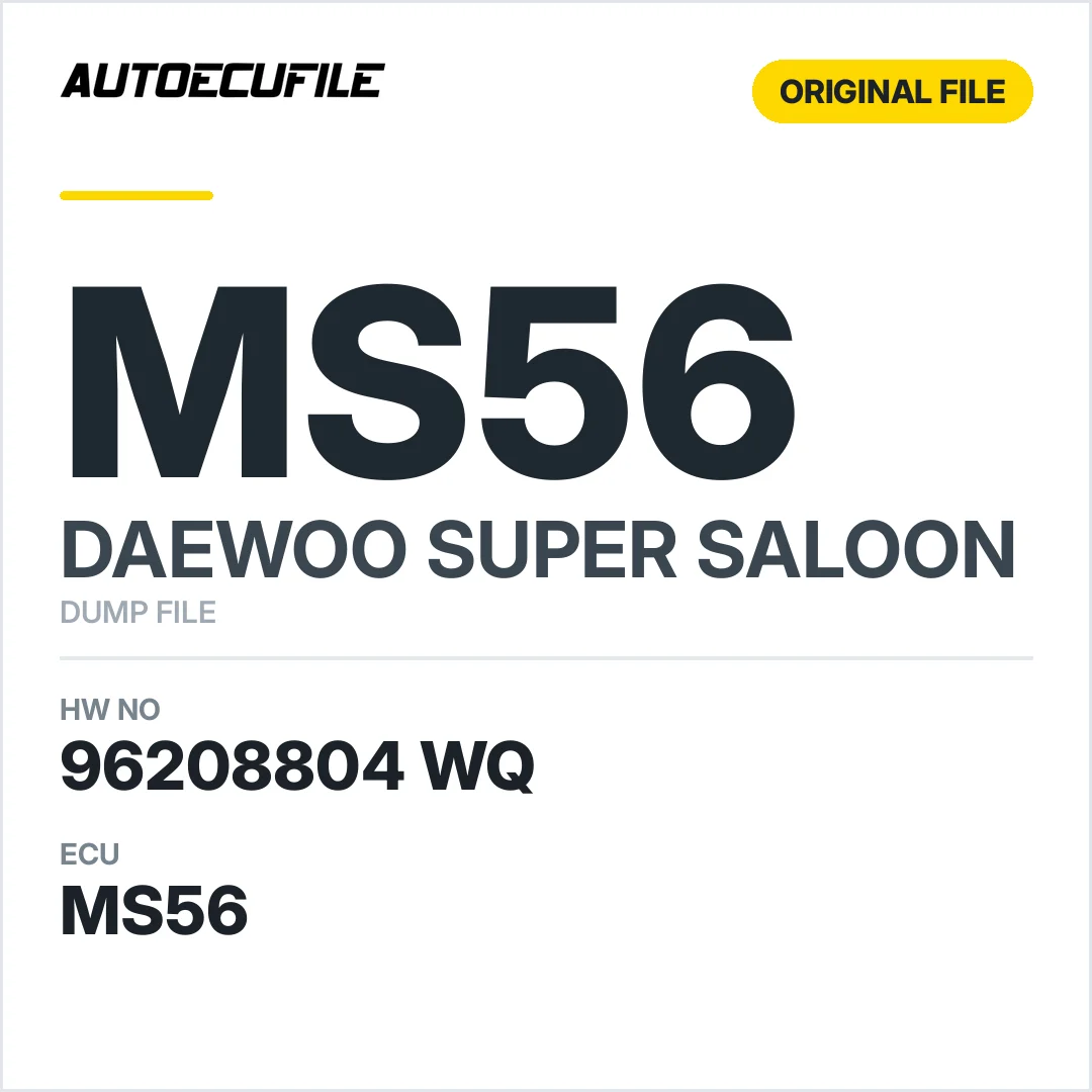 DAEWOO SUPER SALOON MS56 96208804 WQ DUMP