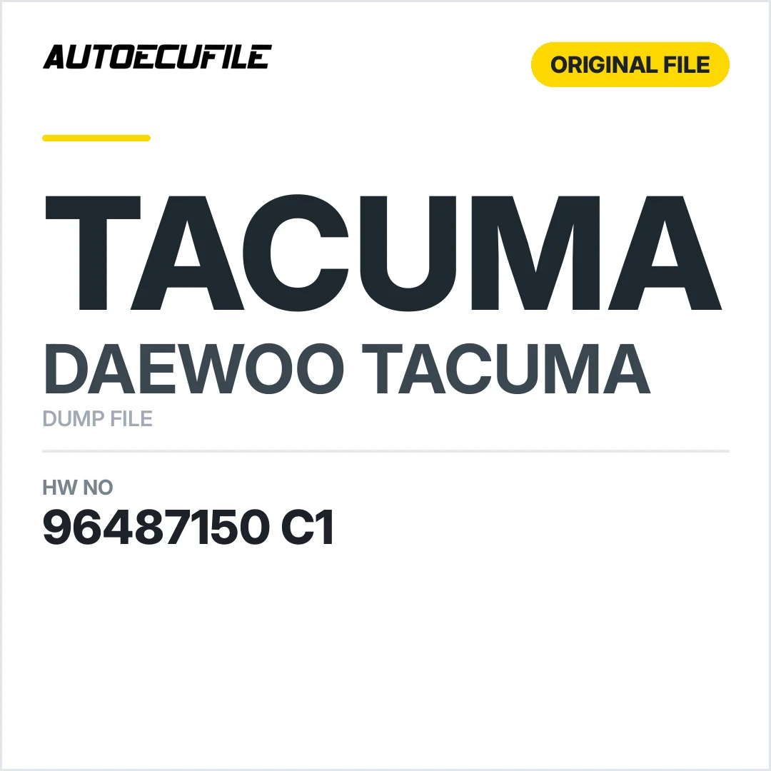 DAEWOO TACUMA 96487150 C1 DUMP