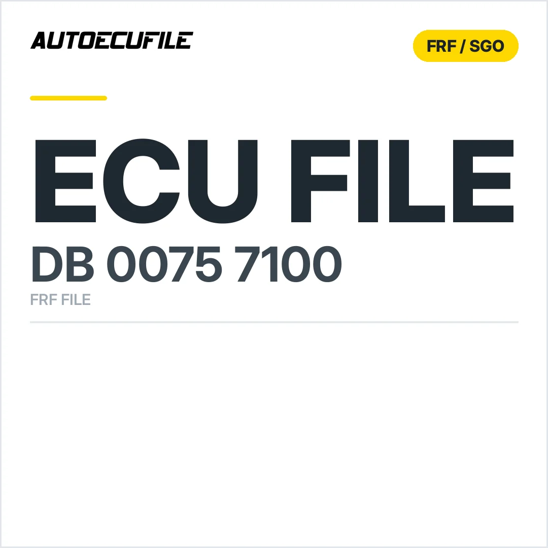 DB 0075 7100 4KE 2137 FRF FILE