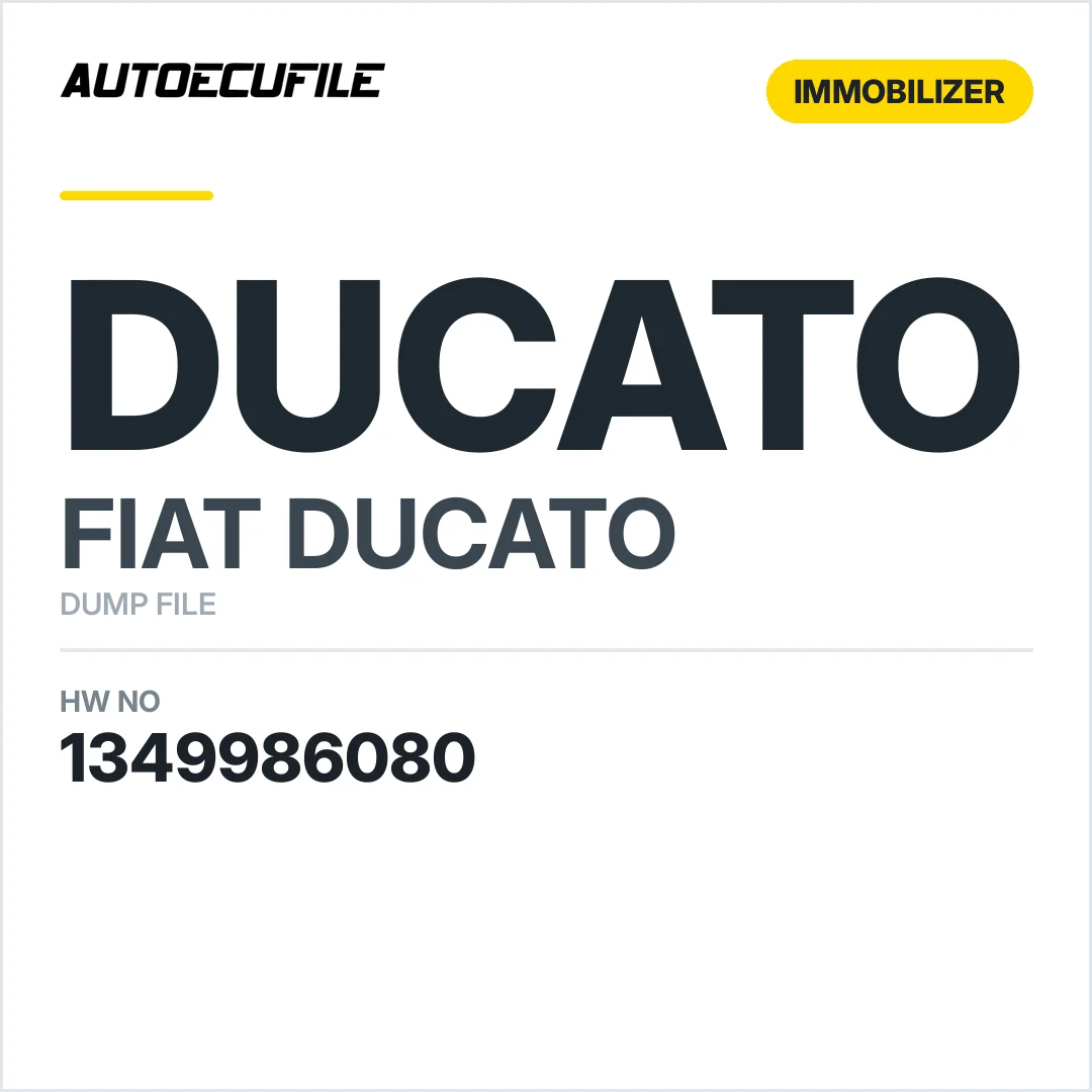 FIAT DUCATO BODY COMPUTER 1349986080 DUMP