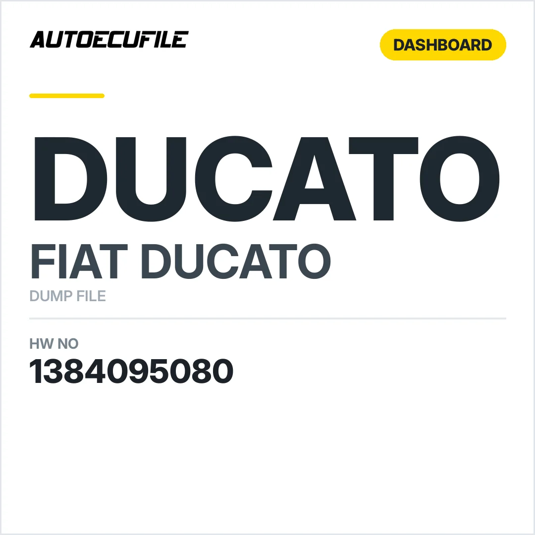 FIAT DUCATO DASHBOARD 1384095080 DUMP