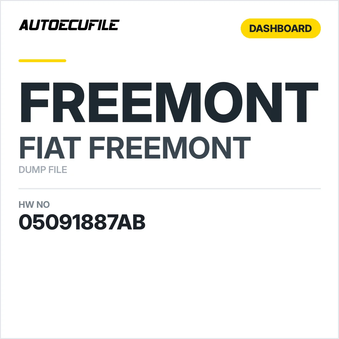 FIAT FREEMONT DASHBOARD 05091887AB DUMP