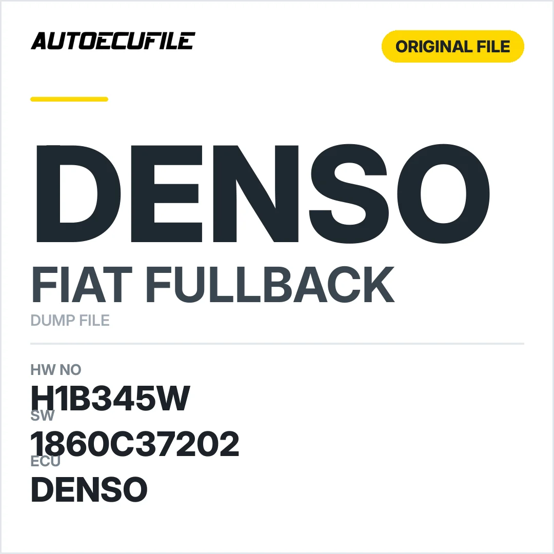 FIAT FULLBACK DENSO H1B345W 1860C37202 DUMP