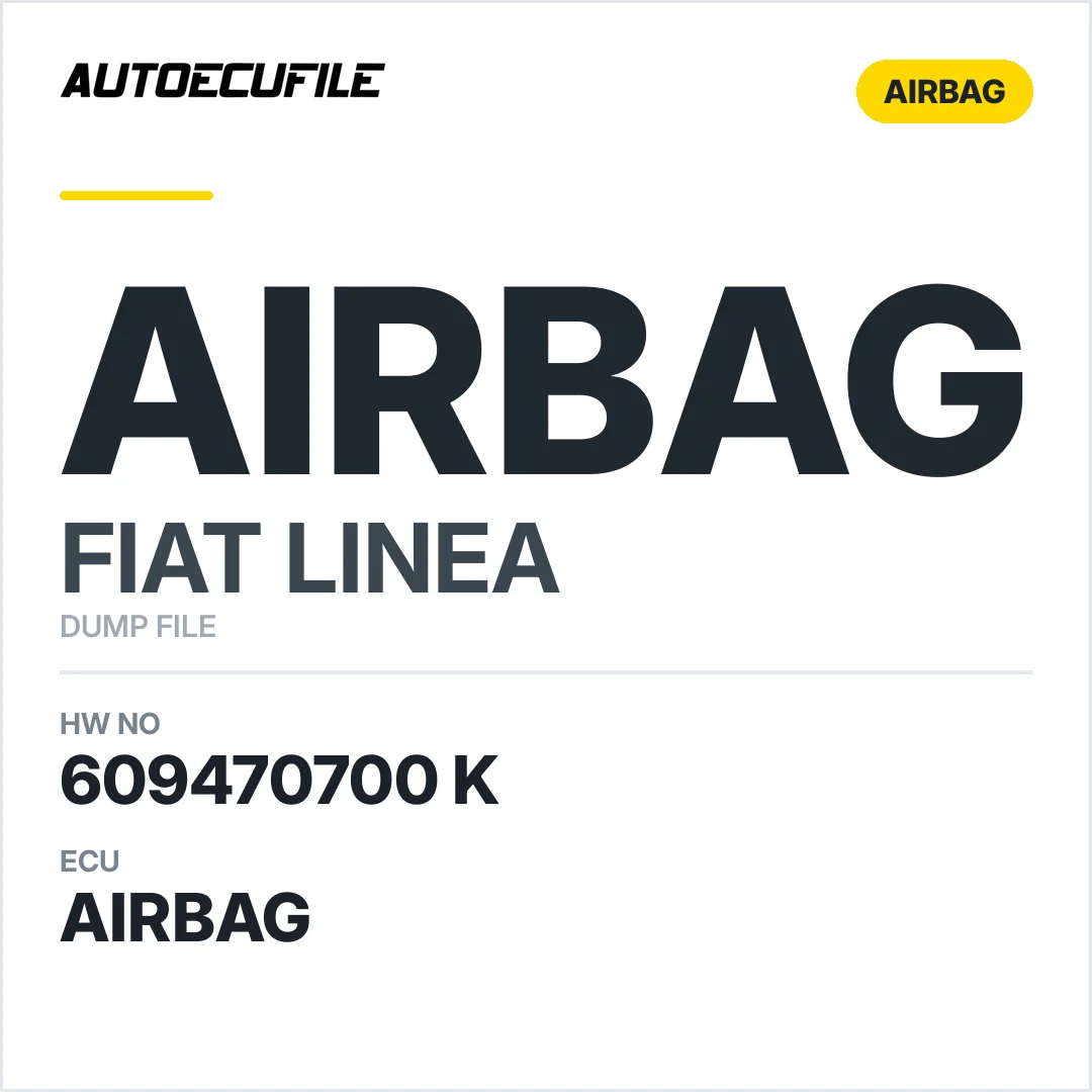 FIAT LINEA AIRBAG 609470700 K DUMP