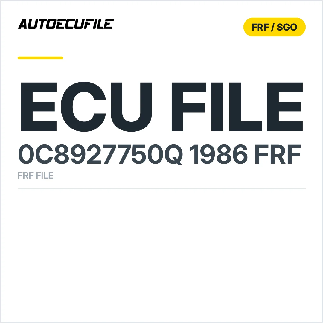 0C8927750Q  1986 FRF FILE