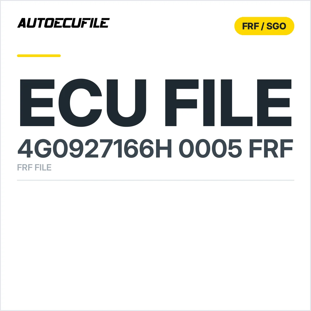 4G0927166H  0005 FRF FILE