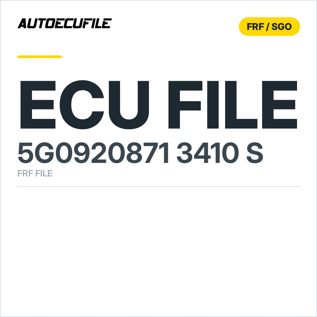 5G0920871   3410 S FRF FILE