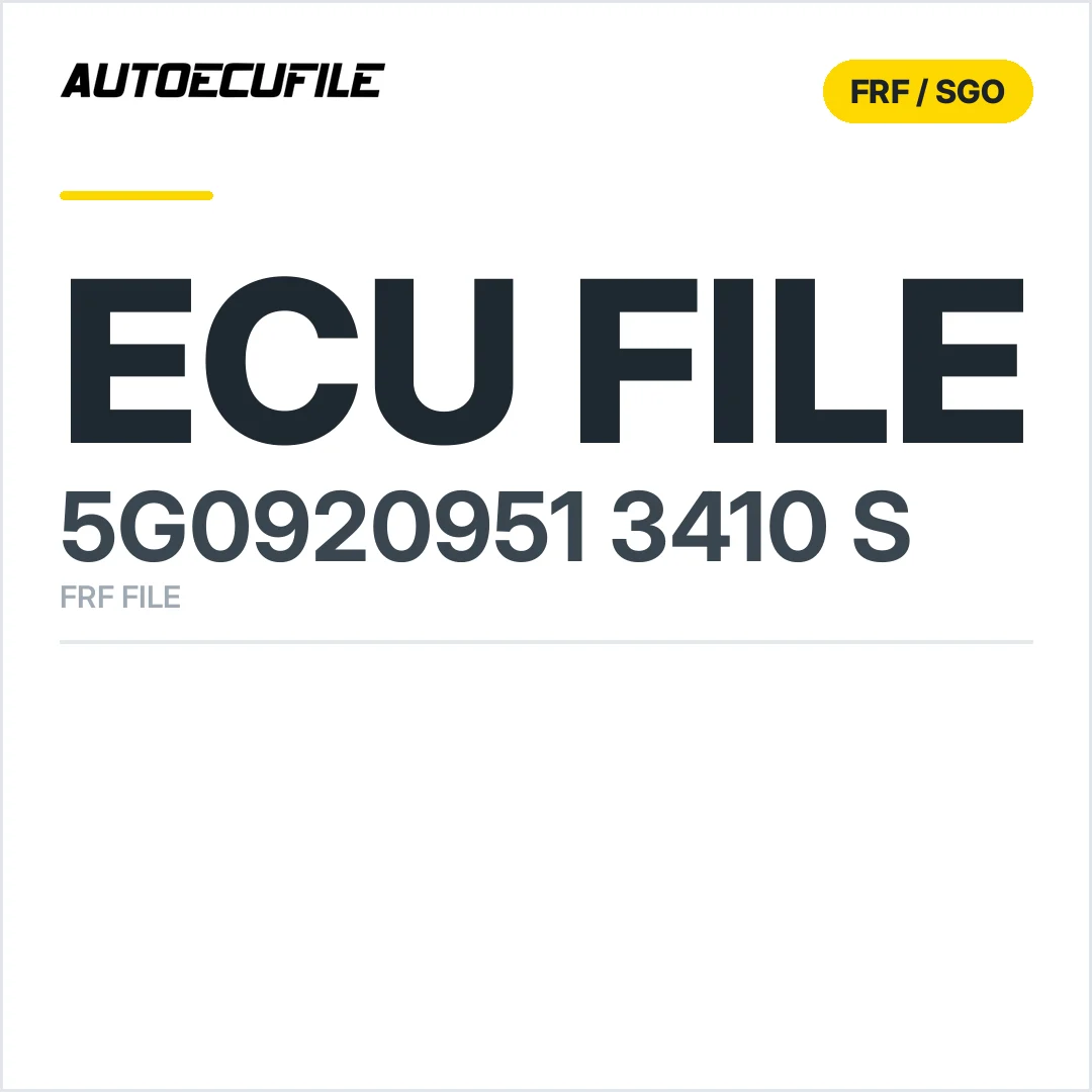 5G0920951   3410 S FRF FILE