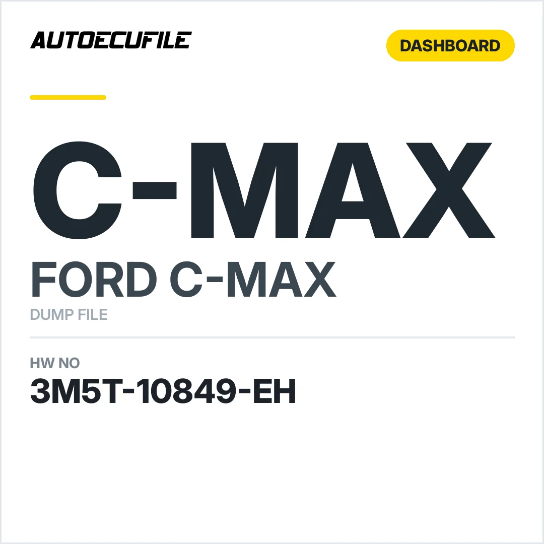FORD C-MAX DASHBOARD 3M5T-10849-EH DUMP