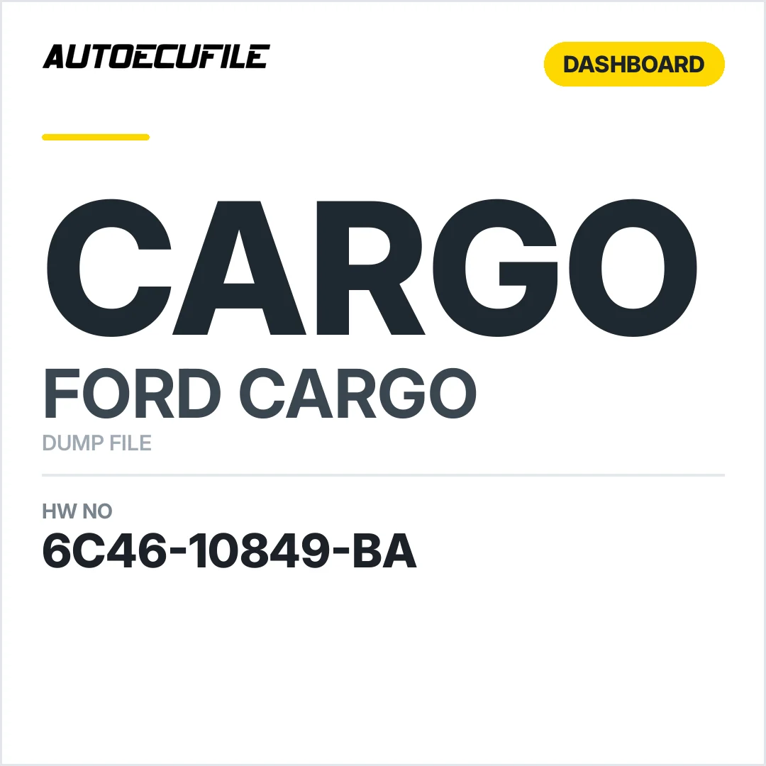 FORD CARGO DASHBOARD  6C46-10849-BA DUMP