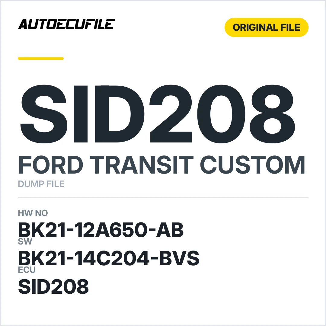 FORD CUSTOM SID208 BK21-12A650-AB BK21-14C204-BVS DUMP FLEX