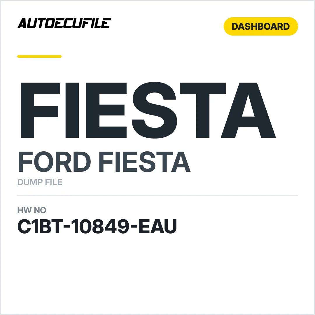 FORD FIESTA DASHBOARD C1BT-10849-EAU DUMP