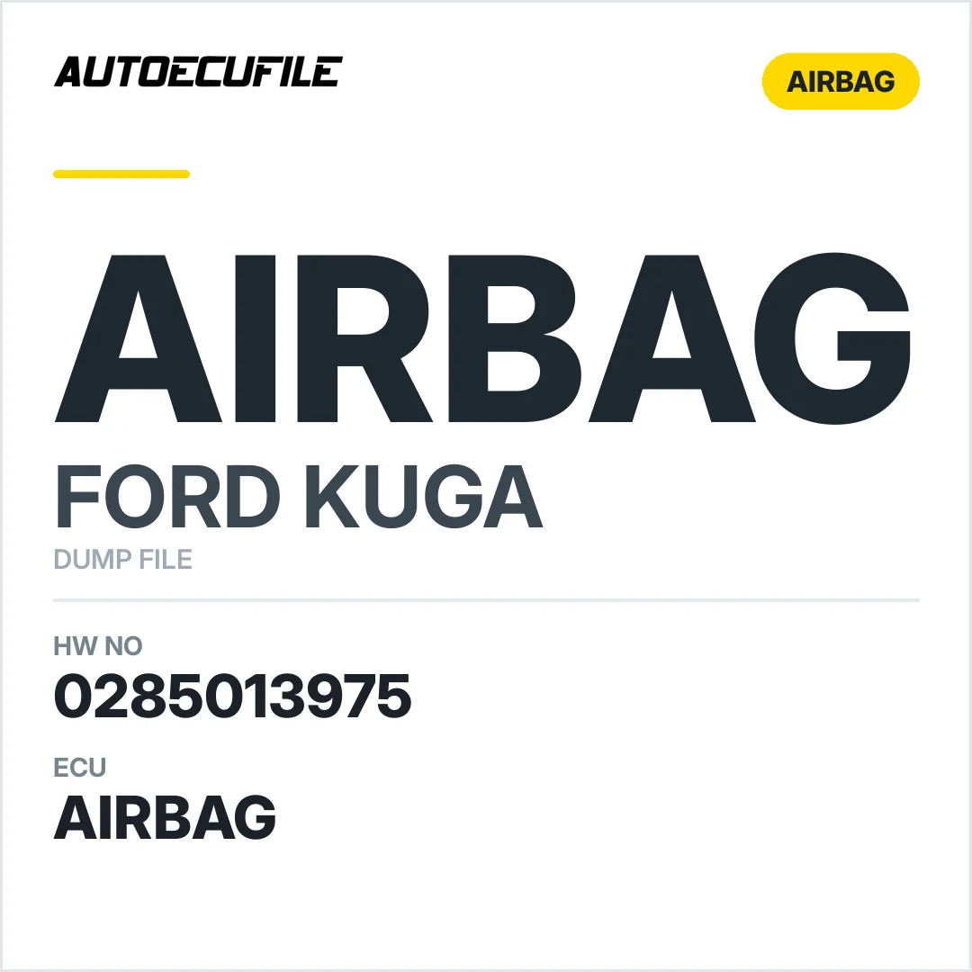 FORD KUGA AIRBAG 0285013975 GV4T 14B321 AC DUMP