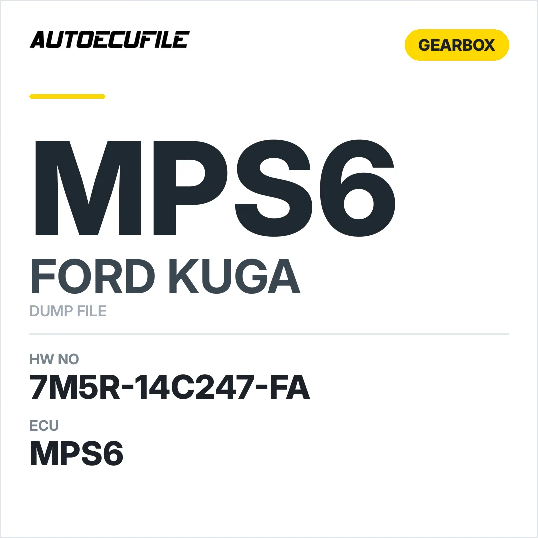 FORD KUGA GEARBOX MPS6 7M5R-14C247-FA DUMP