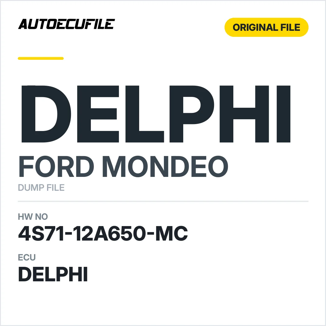 FORD MONDEO 4S71-12A650-MC DUMP