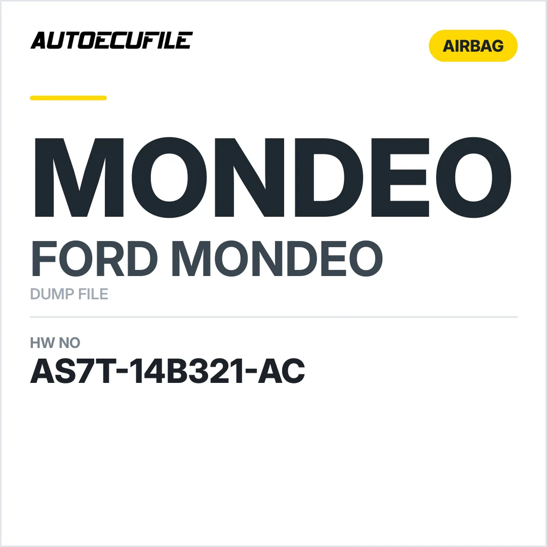 FORD MONDEO AS7T-14B321-AC DUMP