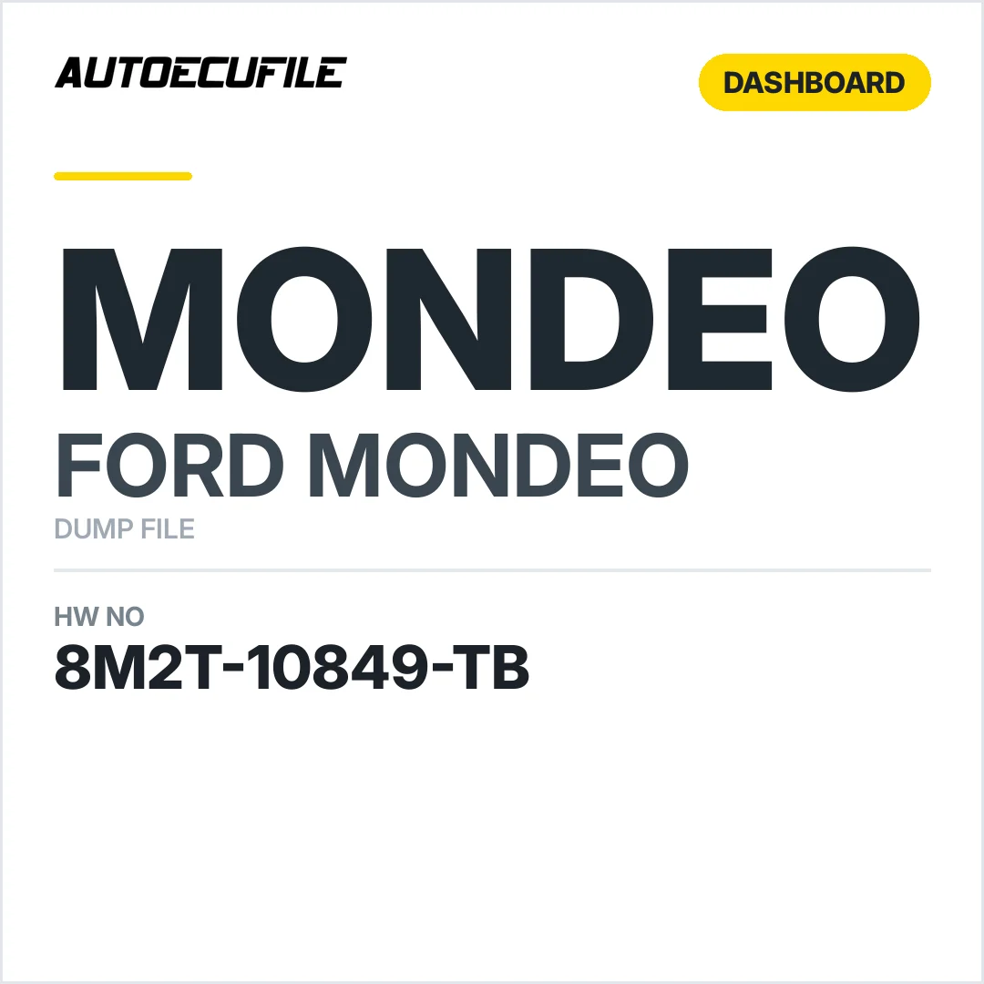 FORD MONDEO DASH BOARD 8M2T-10849-TB DUMP