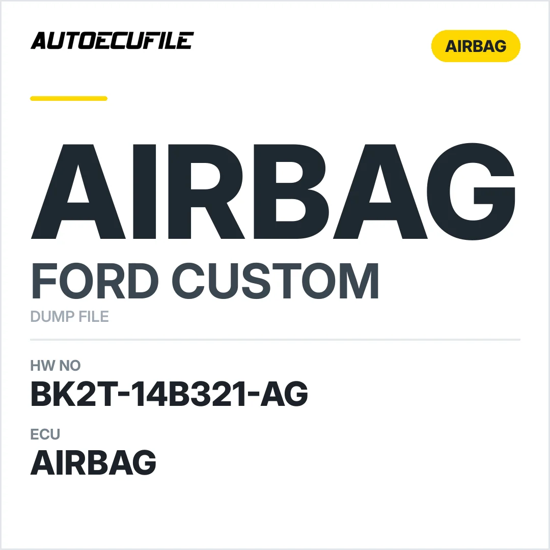 FORD TRANSIT CUSTOM AIRBAG BK2T-14B321-AG DUMP