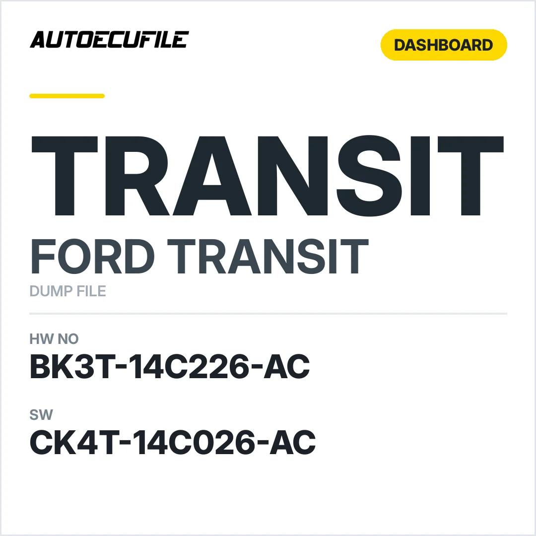 FORD TRANSIT DASHBOARD BK3T-10849-CJ DUMP