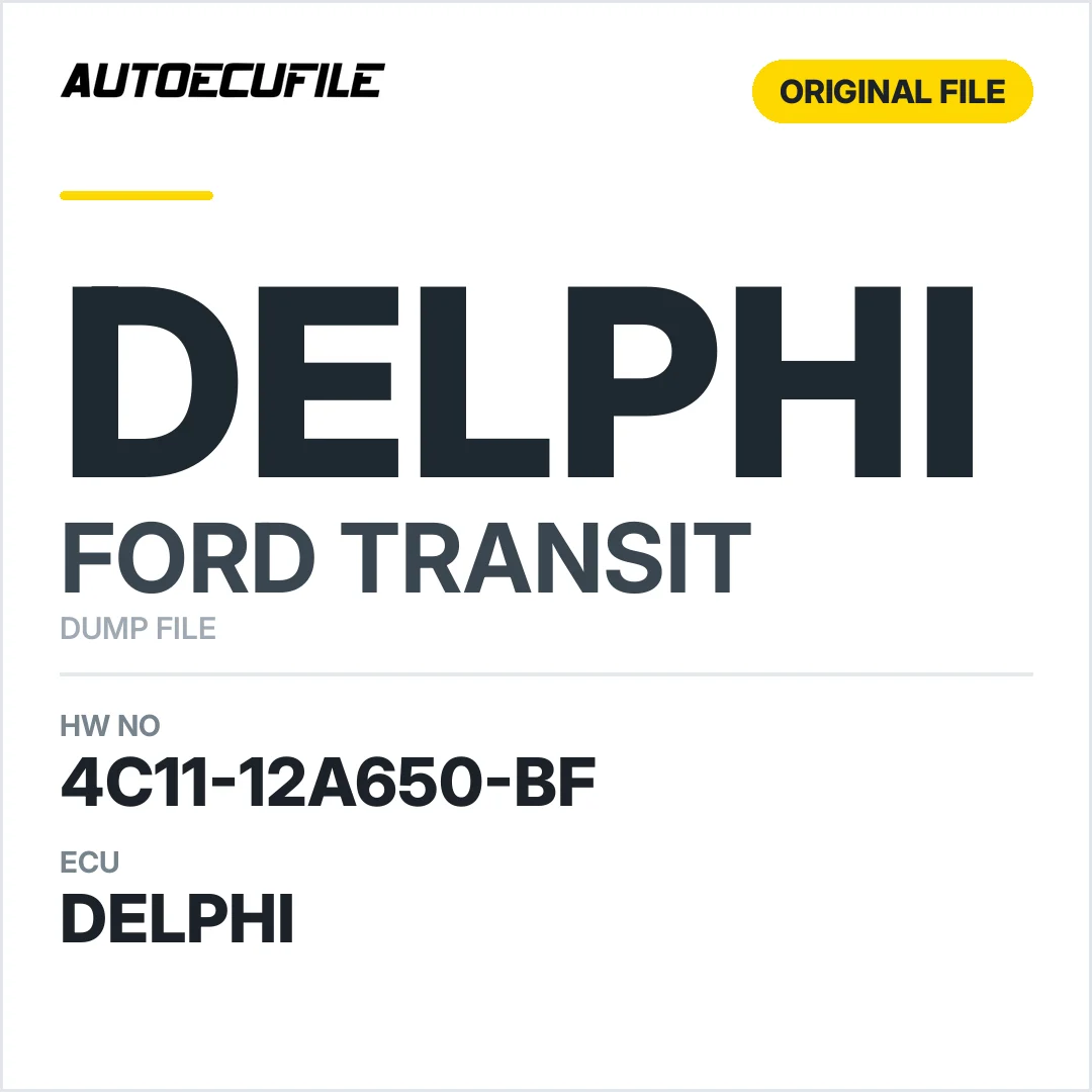 FORD TRANSIT DELPHI 4C11-12A650-BF DUMP