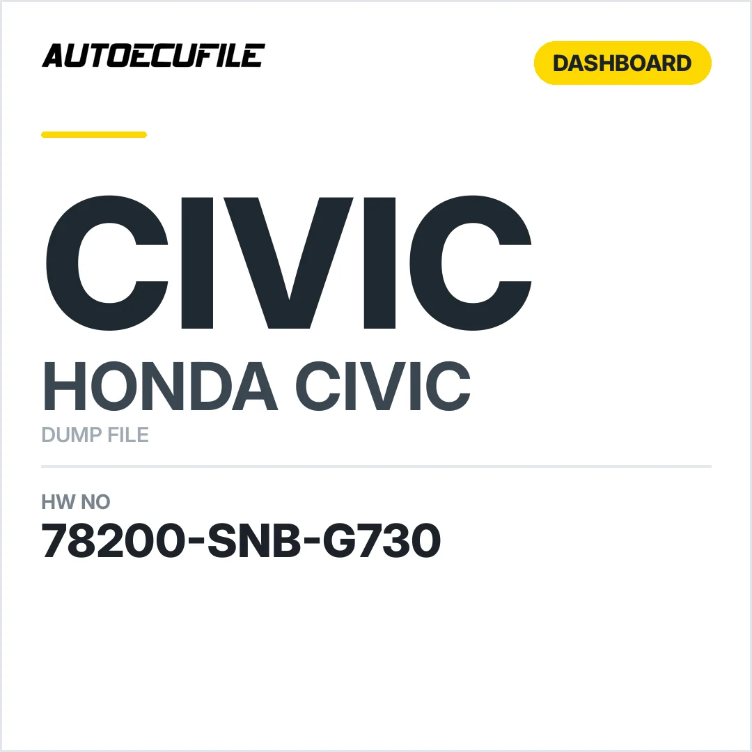 HONDA CIVIC DASHBOARD 78200-SNB-G730 DUMP