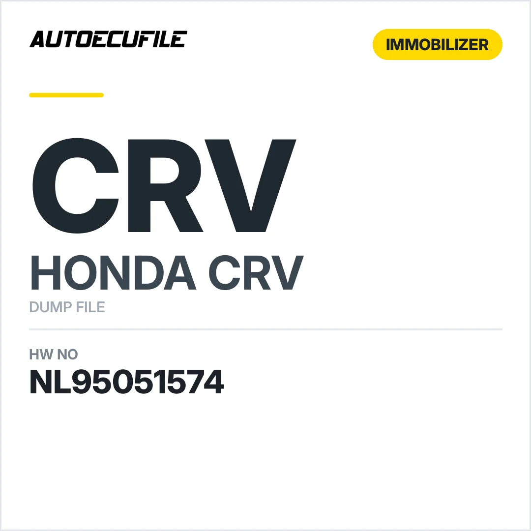 HONDA CRV IMMOBOOX NL95051574 DUMP