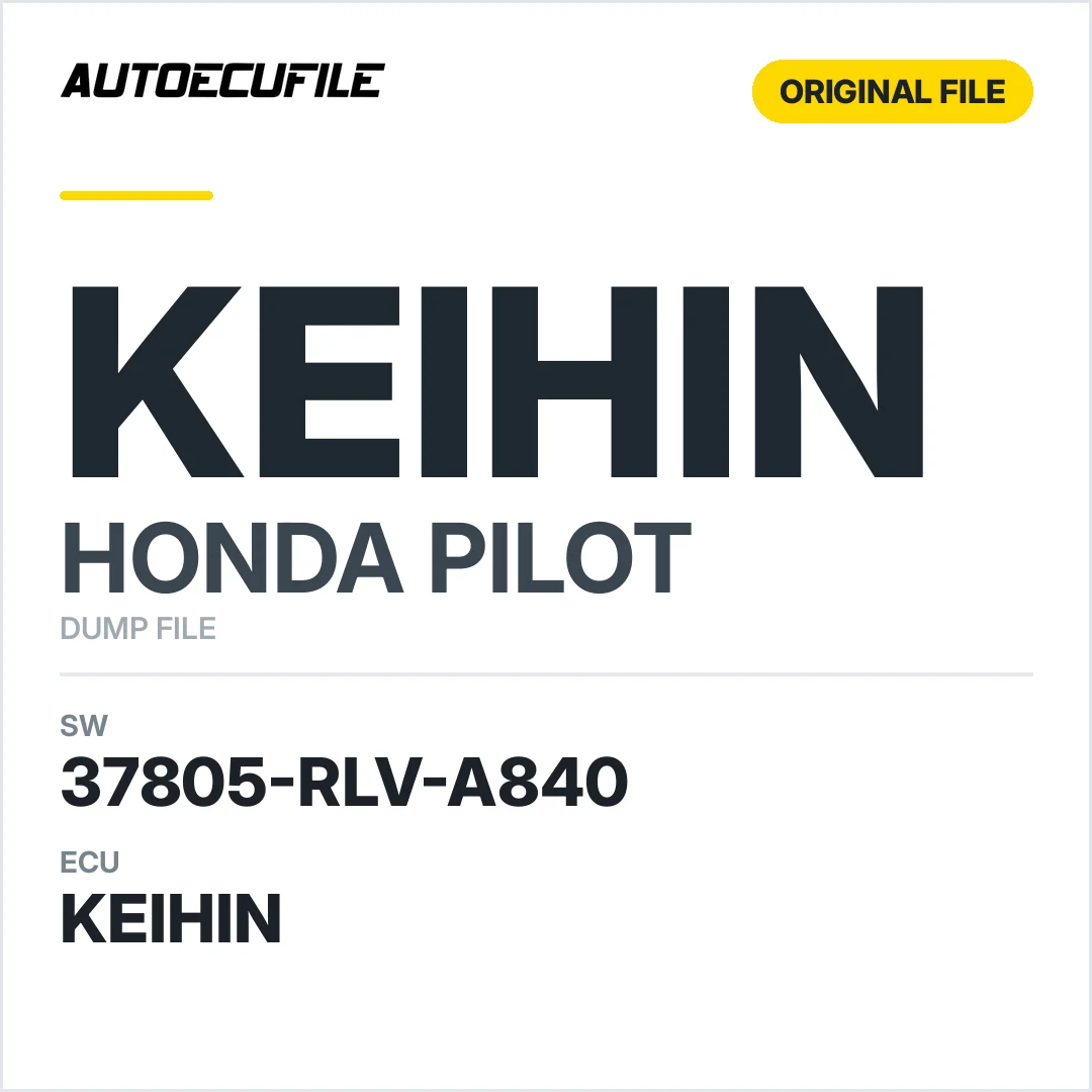 HONDA PILOT KEIHIN 37805-RLV-A840 DUMP