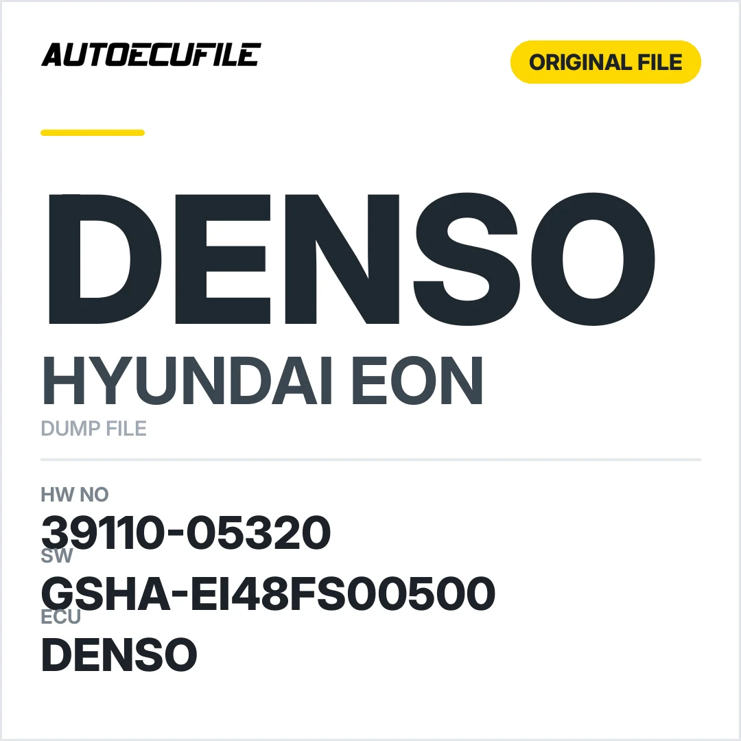 HYUNDAI EON DENSO 39110-05320 GSHA-EI48FS00500 DUMP